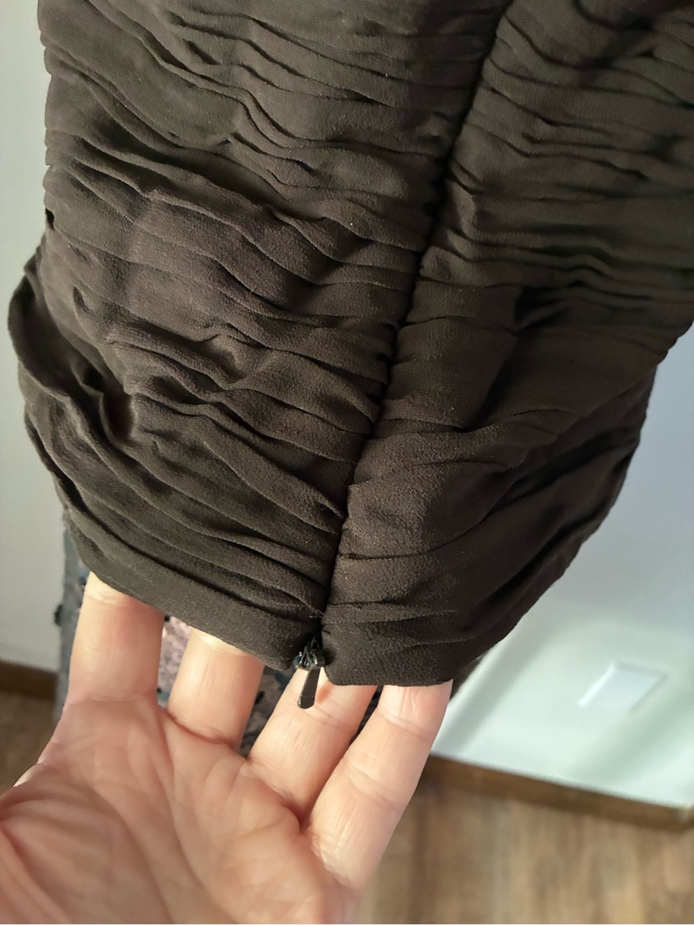 Vintage 90s Silk Glam Tank Blouse Size 12 - Picture 3 of 5
